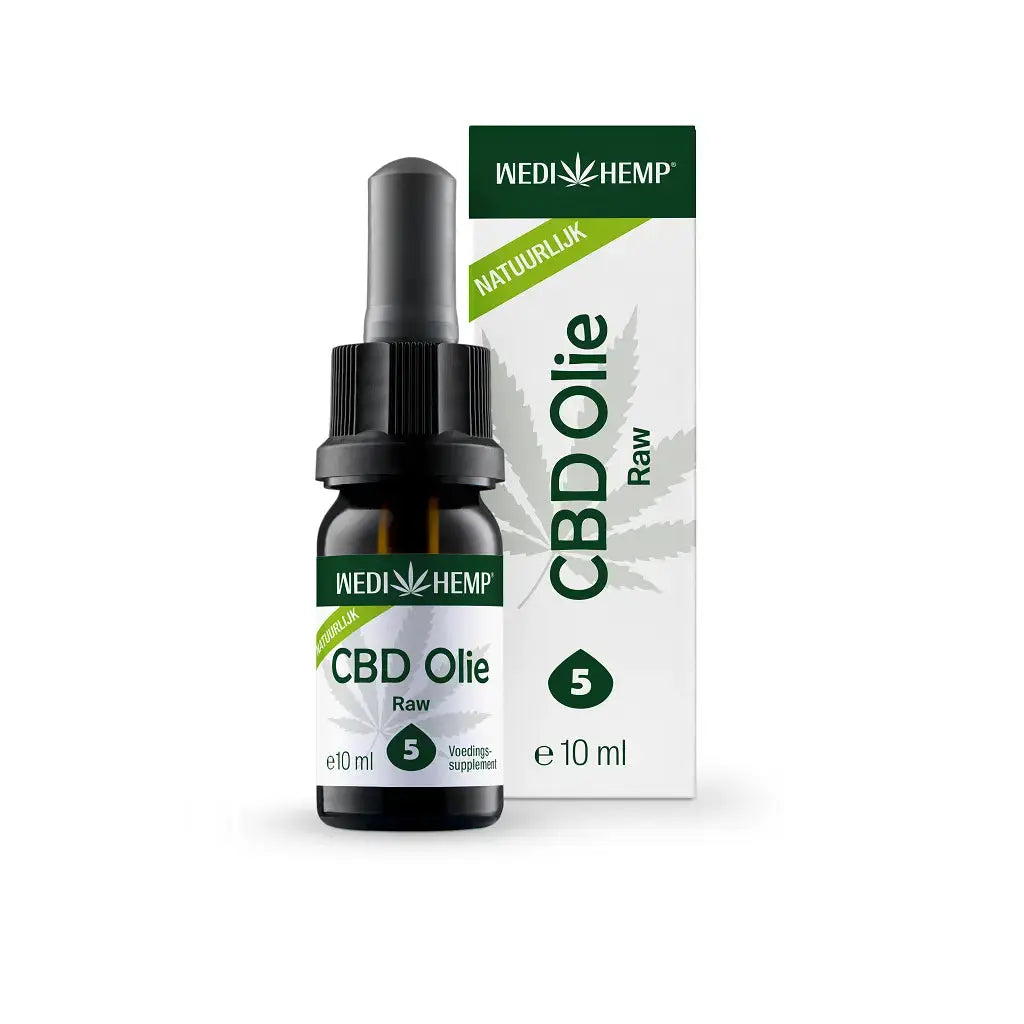 Wedihemp CBD olie RAW 5% 10 ml - Hoogwaardige productfoto 1