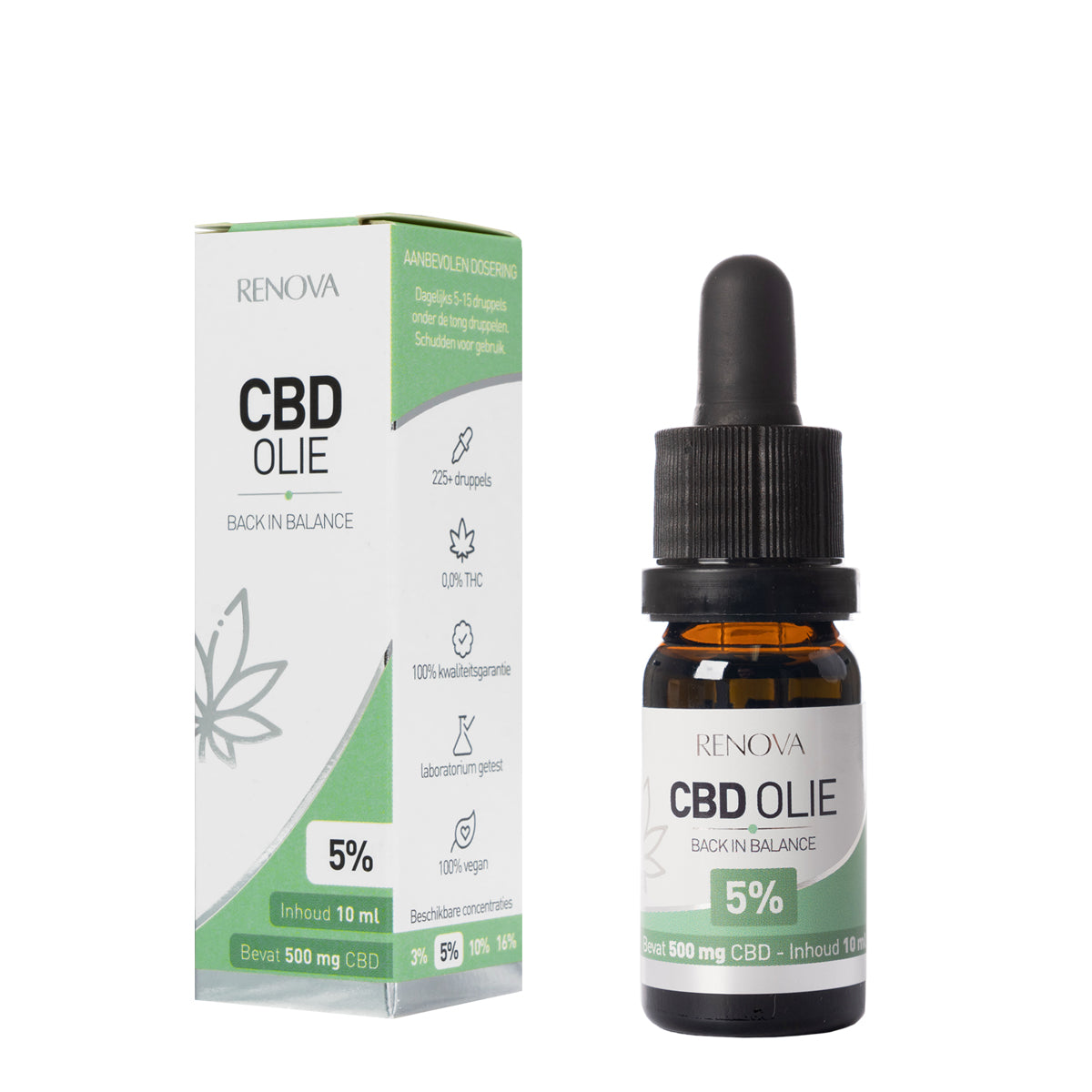 Renova CBD olie 5% 10ml Full Spectrum