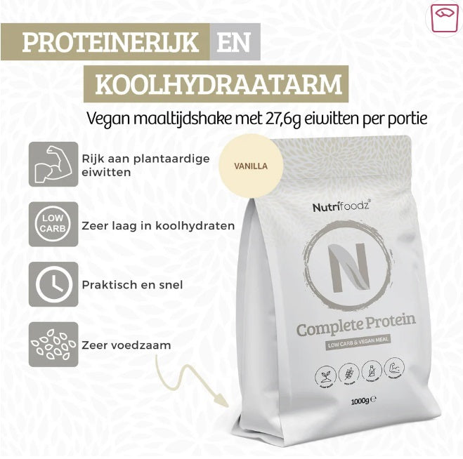 Nutrifoodz Complete Protein Vanille - HealthyPower
