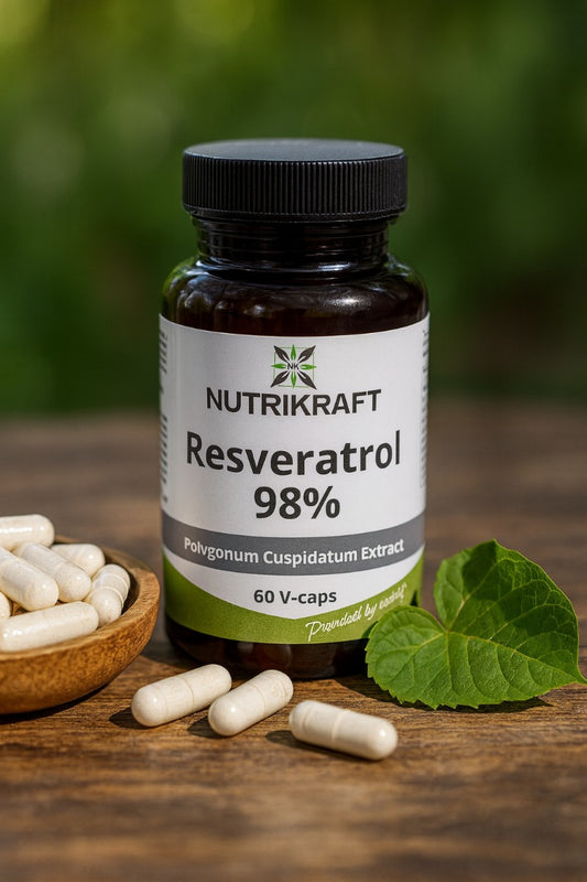 Nutrikraft - Resveratrol Capsules 100mg 60 Caps