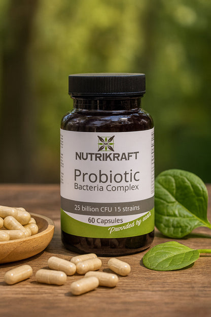 Nutrikraft – 15-Stammen Bacterieculturen Complex 425mg 60 Caps