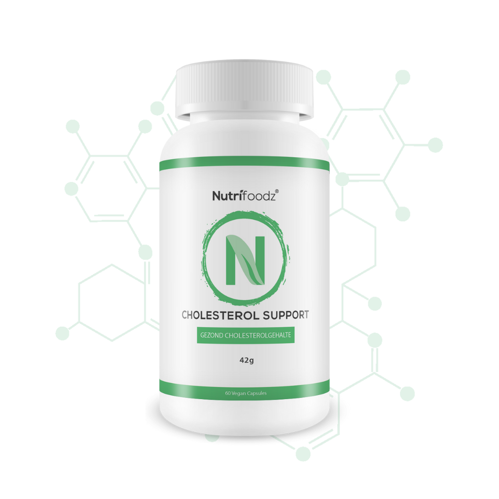 Nutrifoodz Cholesterol Support | Psyllium, Rode Gist Rijst & Hesperidine