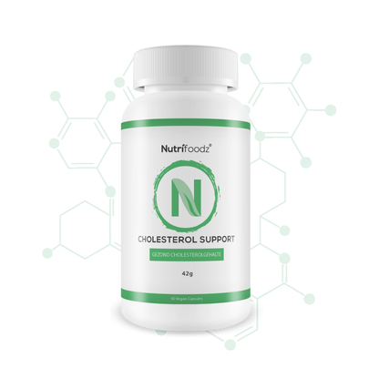 Nutrifoodz Cholesterol Support | Psyllium, Rode Gist Rijst & Hesperidine