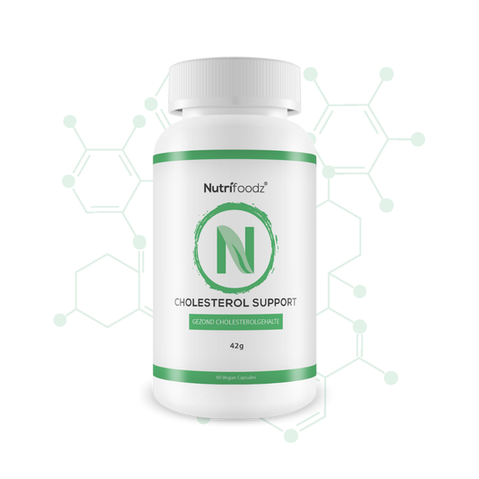 Nutrifoodz Cholesterol Support | Psyllium, Rode Gist Rijst & Hesperidine